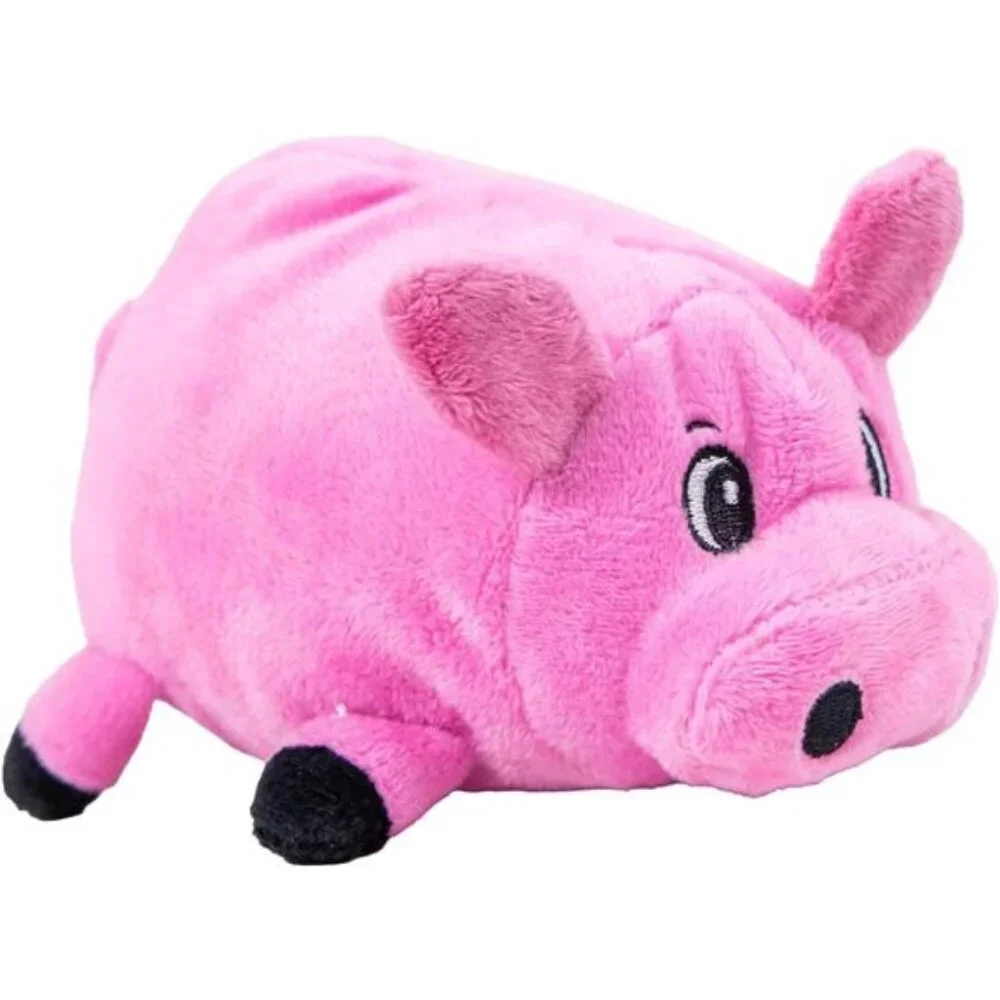 Hound Fattiez Pig Plush Squeaky Dog Toy, Small